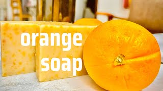 How to make orange peel soap at home 🧼🫧 [upl. by Nerissa89]