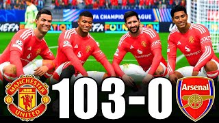 FC 25  RONALDO MESSI MBAPPE NEYMAR ALL STARS  MANCHESTER UNITED 1030 ARSENAL  UCL FINAL  4K [upl. by Errehs799]