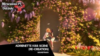 Miraculous  Soundtrack Adrienette Kiss Scene Recreation Fanmade [upl. by Yadnil]