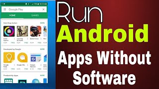 how to install android apps in windows 10 without any emulator  Run Android apps without emulator [upl. by Rubenstein]