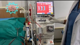 How to terminate of dialysis nikkiso hemodialysis hospital ckd [upl. by Brinn]