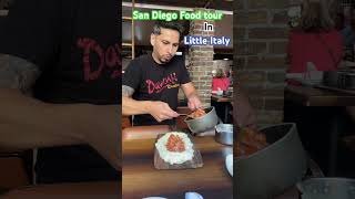 San Diego Food Tour in Little Italy 🇮🇹 [upl. by Warfore]