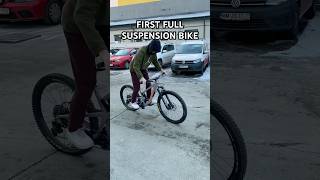 First FULLSUSPENSION MTB Bike bike bicycle mtb mountainbike downhill [upl. by Vincenty]