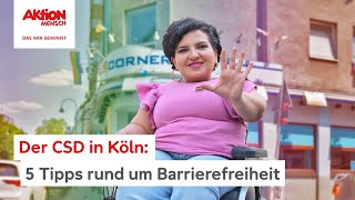 CSD Köln 5 Tipps rund um Barrierefreiheit 🌈 [upl. by Aimal46]