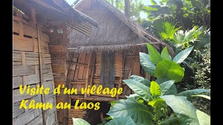 VISITE dun Village Khmu Ethnie du Laos [upl. by Bettencourt203]