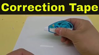 How To Use Correction TapeFull Tutorial [upl. by Ariaec]