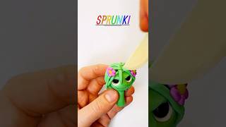 I made SPRUNKI from polimer clay 💚sprunki polimer diy shorts art [upl. by Annoda]