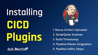 Installing Jenkins CICD Plugins  DevOps in Telugu [upl. by Ulita]