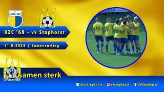 DZC 68  vv Staphorst  3182024  Goals [upl. by Ynetruoc]