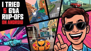 5 Best Android GTA Ripoffs video gamesTESTED [upl. by Nemlaz]