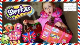 I Mailed Myself in a Box to the Shopkins HQ It Worked Surprise Shopkins Box Skit [upl. by Ignacius]