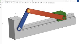 Build the Perfect CrankSlider Mechanism with Onshape and Revolute Mates [upl. by Ettore547]