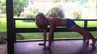 Yoga for Beginners Chaturanga Dandasana with Kino [upl. by Irianat]