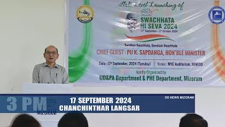 DD News Mizoram  Chanchinthar Langsar  17 September 2024  3 PM [upl. by Halihs]