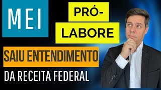 MEI PRÓLABORE segundo a Receita Federal [upl. by Euphemie]