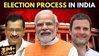 Election Process in india  Types of Elections  Hindi [upl. by Manville]