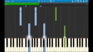 Alligatoah  Trauerfeier Lied  Piano Tutorial  Sythesia [upl. by Glynn]