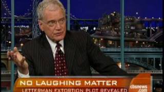 David Letterman Extortion Details [upl. by Afihtan151]