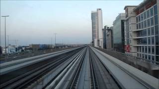 Dubai Metro  Red Line  Jebel Ali  Rashidiya  720p [upl. by Hiett666]