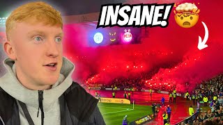 Celtic Fans Go PYRO CRAZY as they DEMOLISH Aberdeen 😱 [upl. by Eelarak]