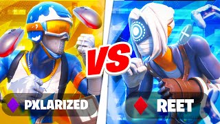 The Ultimate Fortnite 1v1  Pxlarized vs Reet [upl. by Ysac]