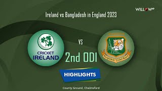 Highlights 2nd ODI Ireland vs Bangladesh  2nd ODI  IRE vs BAN [upl. by Jews]