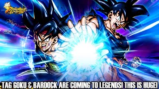 TAG GOKU amp BARDOCK ARE COMING TO DRAGON BALL LEGENDS THIS IS HUGE NEWS Dragon Ball Legends Info [upl. by Hart]