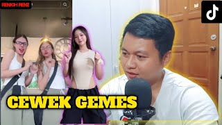 CEWEK TIKTOK GEMES  REACTION VIDEO [upl. by Aderf]