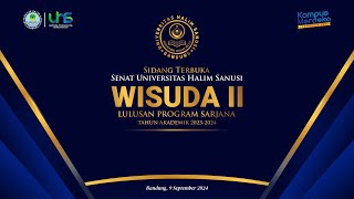 WISUDA II UNIVERSITAS HALIM SANUSI BANDUNG TAHUN 2024 [upl. by Eri]