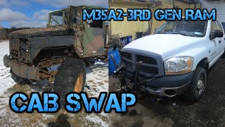 BODY SWAP 06 RAM AND A 1950S M35A2 GET MARRIED  CAB SWAP [upl. by Holmes]