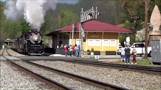 HiDef 21st Century Steam  Southern 630 Asheville to Old Fort [upl. by Loleta]