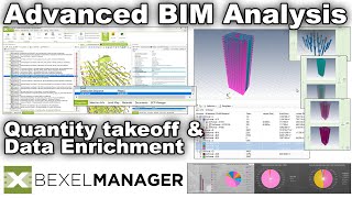 Advanced BIM analysis  QTO amp Data Enrichment with BEXEL Manager [upl. by Annaitsirk107]