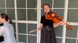 Mingshu Wei  Pietro Nardini Sonata in F minor Allegro moderato [upl. by Buffum]