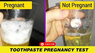 How To Test For Pregnancy At Home Using Toothpaste Toothpaste Pregnancy Test [upl. by Sidonnie]