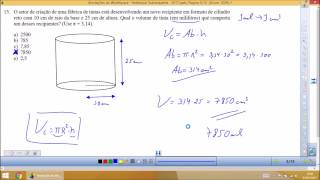 Q15 Matemática Vestibular IFPE 20171 Cursos técnicos subsequentes [upl. by Maryjo]