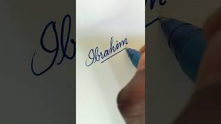 Ibrahim calligraphy 🔥🔥ytshorts shortsfeed shorts handwriting trending [upl. by Enelra]