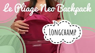 Longchamp Le Pliage Neo Backpack  UNBOXING [upl. by Denni68]