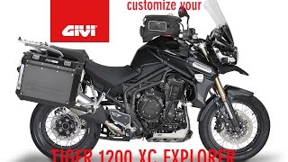 Triumph Tiger Explorer XC1200  GIVI Accessories [upl. by Mosley]