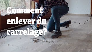 Enlever des carrelages  Comment enlever des carrelages   RentSetGo [upl. by Saimerej]