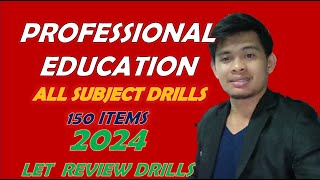 PROFESSIONAL EDUCATION 2024 LET REVIEWER RATIONALIZATION LET REVIEW DRILLS [upl. by Tarazi]