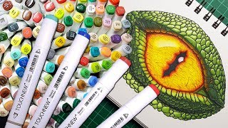 TOUCHNEW marker review cheap Copic marker alternative [upl. by Avin362]