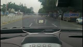 OBDHUD C3 Plus Auto Projector HUD Navigation GPS OBD2 EOBD Speedometer Head Up Display [upl. by Intisar910]