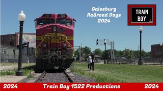 Galesburg Railroad Days 2024  63024 [upl. by Evod]