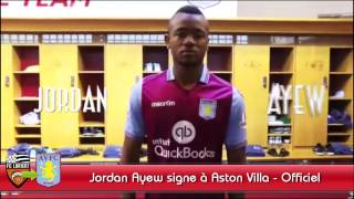 Jordan Ayew signe à Aston Villa Officiel [upl. by Oca]