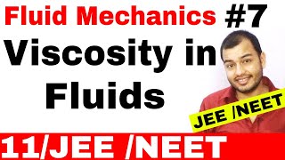 Fluid 07  Viscosity and Viscous Force IIT JEE MAINS  NEET Watch Fluid 08 for Stokes Theorem [upl. by Saticilef865]