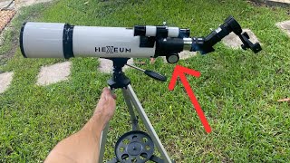 How Good Is It 80mm Aperture 600mm HEXEUM Telescope Deep Dive and Review [upl. by Colline]