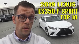 Top 10 Features of the Lexus ES350 FSport [upl. by Snave748]