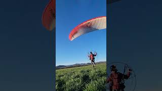 The quotNo Stepperquot paramotor takeoff on the Skymax Pulsar Atom 80 [upl. by Ferneau]