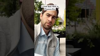 Lunch date with a finance bro… what could go wrong 📈🥃🥗 financebro finance datingtips [upl. by Anirazc]