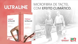 ULTRALINE  MEIA COMPRESSIVA SUPER PREMIUM  MICROFIBRA TACTEL COM EFEITO CLIMÁTICO [upl. by Stichter264]